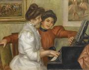 Pierre Auguste Renoir, Yvonne et Christine Lerolle au piano